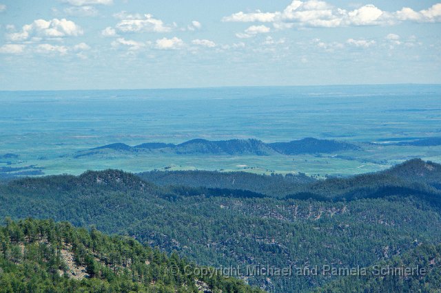 IMGP4264001.jpg - A view of the Black Hills of South Dakota from the Harney Peak overlook in Custer State Park